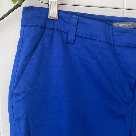Smart Set Straight Leg Pant Blue Ankle/Cropped Size 12 - Picture 3 of 4